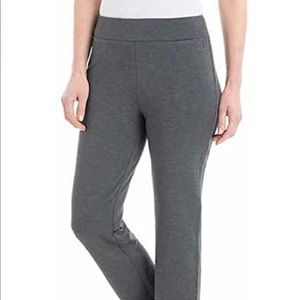 Dalia knit pull-on pant, size L , gray